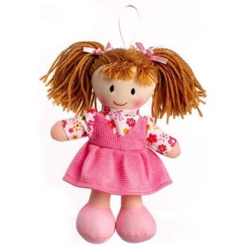 Teddies 59624 Panenka Verunka hadrová plyš 20cm česky mluvící na kartě