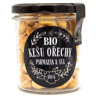 NATU Kešu orechy s parmezánom a fleur de sel BIO 180 g