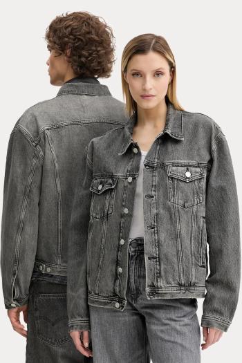 Rifľová bunda Won Hundred šedá farba, prechodná, 3860-15098