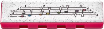 Szájharmonika HOHNER Speedy cherry/pink