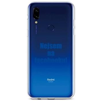 TopQ Xiaomi Redmi 7 silikon Nejsem na Facebooku 42918 (Sun-42918)