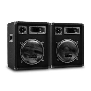 Auna Pro PW-1022 MKII, pár pasívnych PA reproduktorov, 10" subwoofer, 200 W RMS/400 W max.