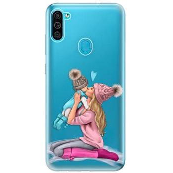 iSaprio Kissing Mom - Blond and Boy pro Samsung Galaxy M11 (kmbloboy-TPU3-M11)