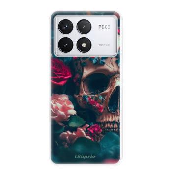 Odolné silikonové pouzdro iSaprio - Skull in Roses - Poco F6 Pro