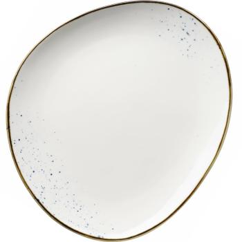 Mäser Farfurie ovală Pintar Puncte albastre albe29 x 26 cm, albastru, L