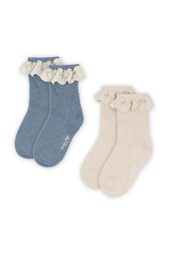 Detské ponožky Konges Sløjd 2 PACK POINTELLE SOCKS 2-pak KS102892