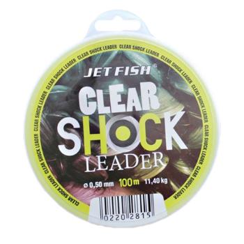 Jet fish clear shock leader 100 m-průměr 0,50 mm / nosnost 11,4 kg