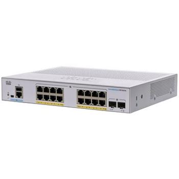 CISCO CBS350 Managed 16-port GE, PoE, Ext PS, 2x1G SFP (CBS350-16P-E-2G-EU)