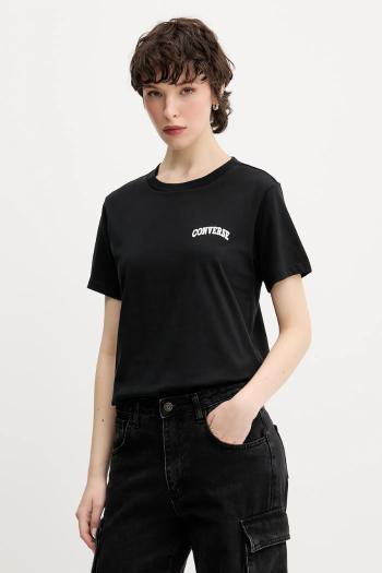 Converse pamut póló fekete, 10028336-A03