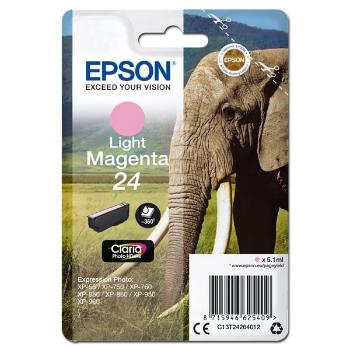 EPSON T2426 (C13T24264012) - originální cartridge, světle purpurová, 5,1ml