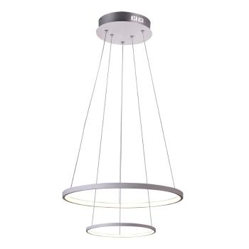 Candellux Bílé závěsné LED svítidlo Lune kulaté 50cm 40W 32-64752