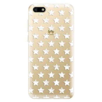 Odolné silikonové pouzdro iSaprio - Stars Pattern - white - Huawei Y5 2018