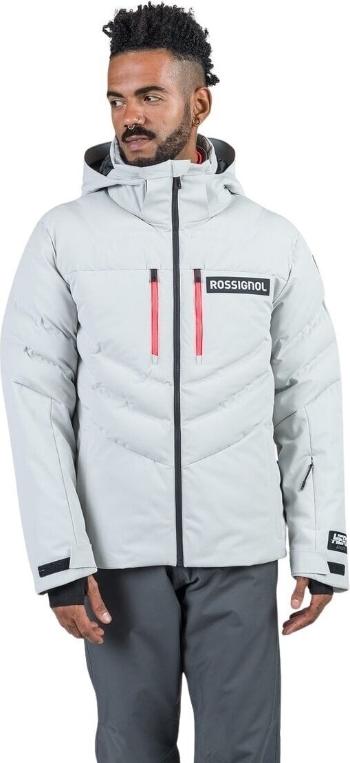 Rossignol Hero Blackside Puffy Soft Grey M Lyžařská bunda