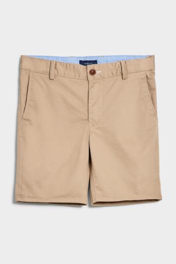 ŠORTKY GANT REGULAR CHINOS SHORTS DARK KHAKI