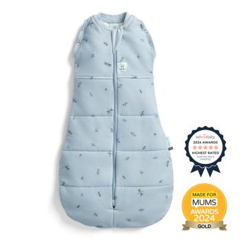 ERGOPOUCH Zavinovačka a pytel na spaní 2v1 Cocoon Dragonflies 0-3 m, 3-6 kg, 2,5 tog