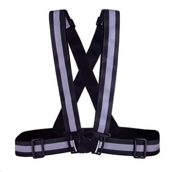 RT-VEST-X05-BK, elastická, sportovní, nastavitelné popruhy, zapínání na přezku, černá (RT-VEST-X05-BK)