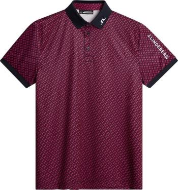 J.Lindeberg Tour Tech Print Geo Navy L Polo košile