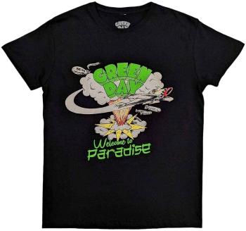 Green Day Tričko Welcome to Paradise Unisex Black M