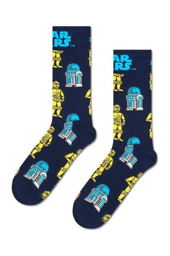 Ponožky Happy Socks x Star Wars R2D2 & C3PO Sock tmavomodrá barva, P002883