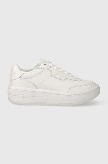 Kožené sneakers boty Fila PREMIUM bílá barva, FFW0337