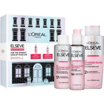 L’Oréal Paris Elseve Glycolic Gloss dárková sada na vlasy