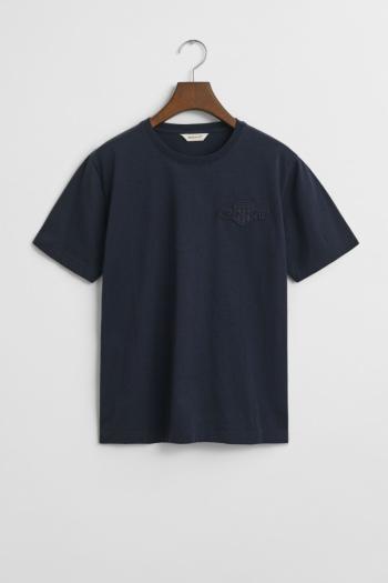 TRIČKO GANT TONAL AS SS T-SHIRT EVENING BLUE