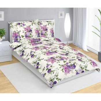 Lenjerie de pat din bumbac Bellatex Trandafir lila, 140 x 200 cm, 70 x 90 cm, 140 x 200 cm, 70 x 90 cm