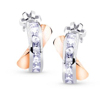 Cutie Jewellery Nadčasové půlkruhové náušnice ze zlata Z5023-30-10-X-4