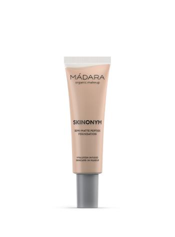 MÁDARA Polomatný make-up s peptidy Skinonym (Semi-Matte Peptide Foundation) 30 ml Caramel