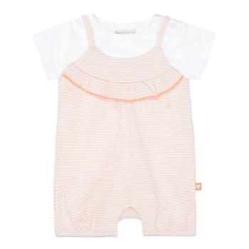 STACCATO Romper+košile měkká peach pruhovaná