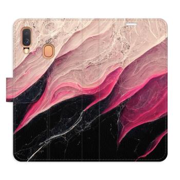 Flipové pouzdro iSaprio - BlackPink Marble - Samsung Galaxy A40