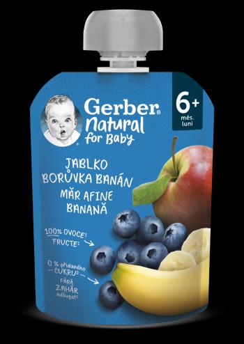 Gerber Natural Kapsička Jablko/borůvka/banán 90 g