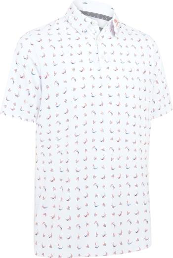 Callaway Swing Chev Mens Bright White L Polo košile