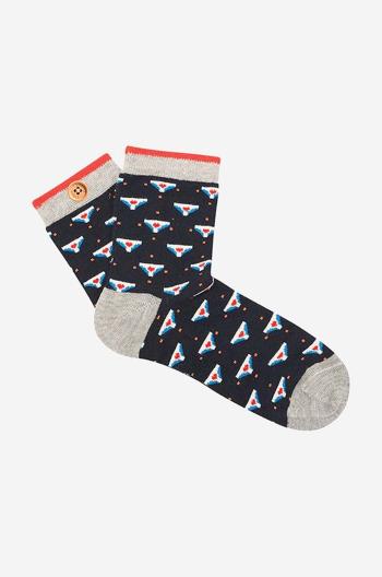 Ponožky Cabaia MARION & FREDERIC tmavomodrá farba