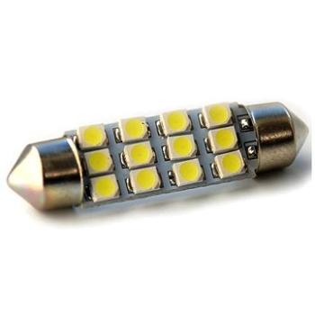 Rabel 24V 41 mm 12 smd 2835 C5W C10W C15W SV8,5 bílá (525)