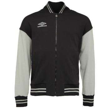 Umbro VARSITY BOMBER Pánská mikina, černá, velikost