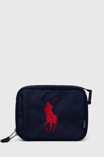 Dětská taška na oběd Polo Ralph Lauren tmavomodrá barva