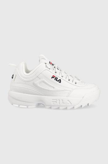 Dětské sneakers boty Fila bílá barva