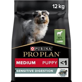 Pro Plan medium puppy sensitive digestion jehněčí 12 kg (7613035214767)