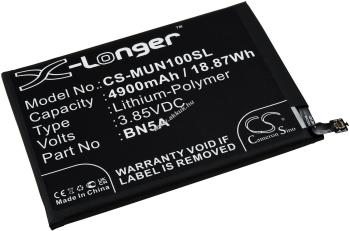 Helyettesítő okostelefon, mobiltelefon akku Xiaomi Poco M3 Pro 5G 4900mAh Li-Polymer