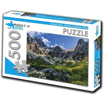 Tourist edition Puzzle Vysoké Tatry, Dolina Zeleného plesa 500 dílků (č.47) (8594047724705)