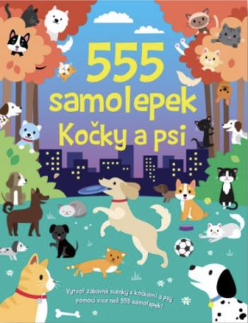 555 samolepek - Kočky a psi