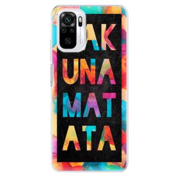 Odolné silikonové pouzdro iSaprio - Hakuna Matata 01 - Xiaomi Redmi Note 10 / Note 10S