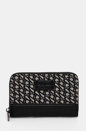 Peněženka Pepe Jeans JACQUARD WALLET černá barva, PL070261