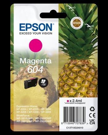 Epson 604 T10G340 C13T10G34010 purpurová (magenta) originální cartridge