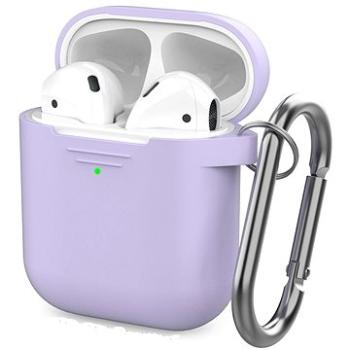 AhaStyle kryt AirPods 1 & 2 s LED indikací levandulový (PT06-Lavender)