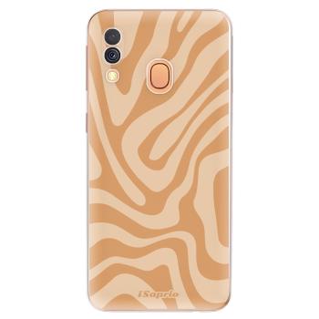 Odolné silikonové pouzdro iSaprio - Zebra Orange - Samsung Galaxy A40