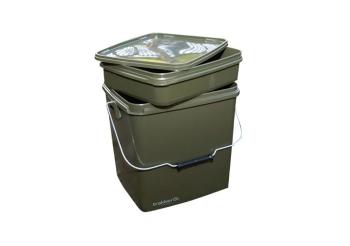 Trakker Plastový kýbl Olive Square Container 13l