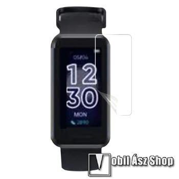 Realme Band 2, TPU okosóra képernyővédő fólia, 1db, Clear, törlőkendővel