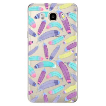 Odolné silikonové pouzdro iSaprio - Feather Pattern 01 - Samsung Galaxy J5 2016